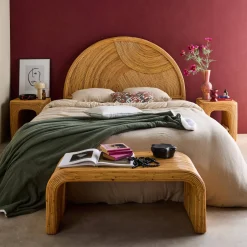 Testata in rattan naturale