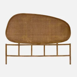 Testata in rattan scuro
