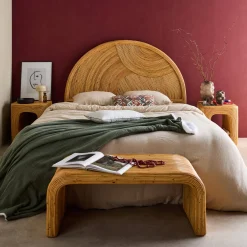 Testata in rattan naturale