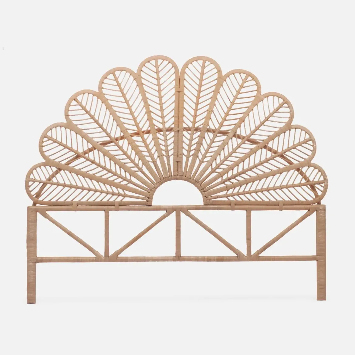 Testata in rattan naturale