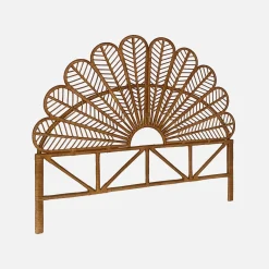 Testata in rattan scuro