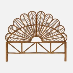 Testata in rattan scuro