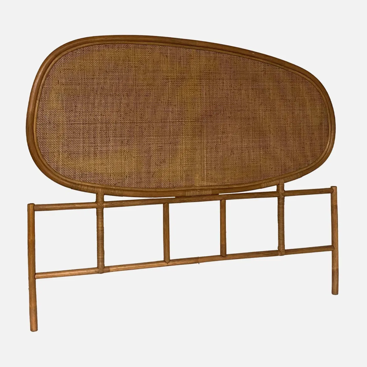 Testata in rattan scuro