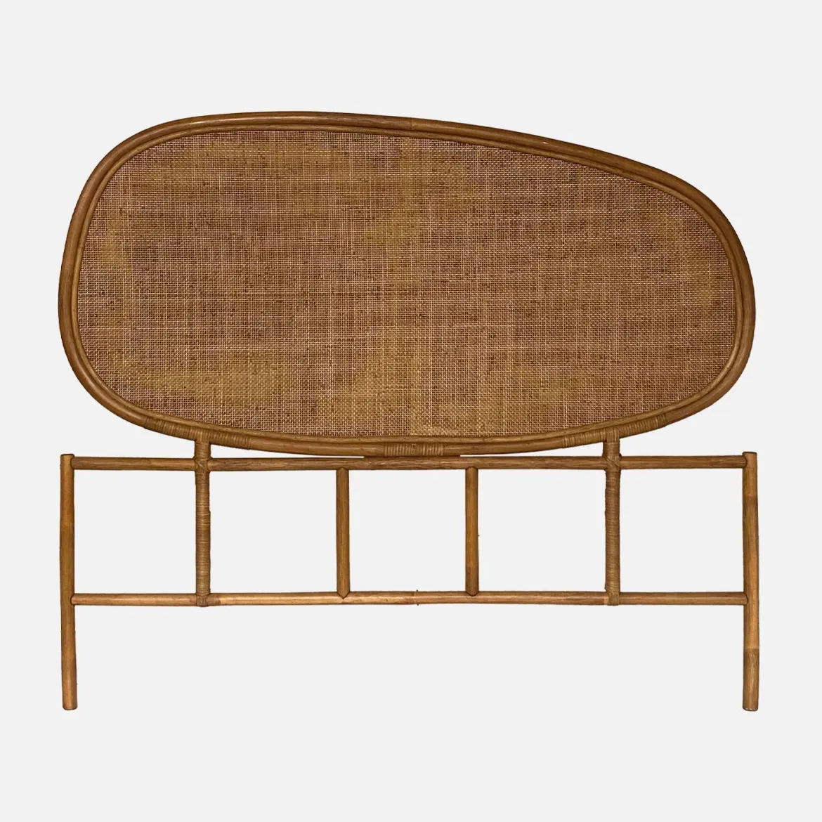 Testata in rattan scuro