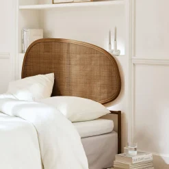 Testata in rattan scuro