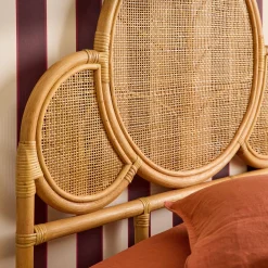 Testiera esotica in rattan