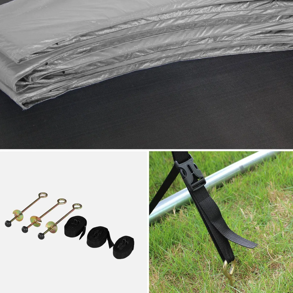 Trampolino 250cm con confezione di accessori