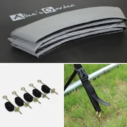 Trampolino 460cm con pacchetto di accessori