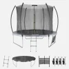 Trampolino 250cm con rete interna e pacchetto accessori