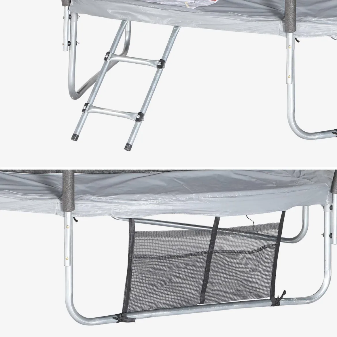 Trampolino 250cm con rete interna e pacchetto accessori