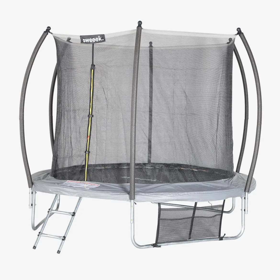 Trampolino 250cm con rete interna e pacchetto accessori