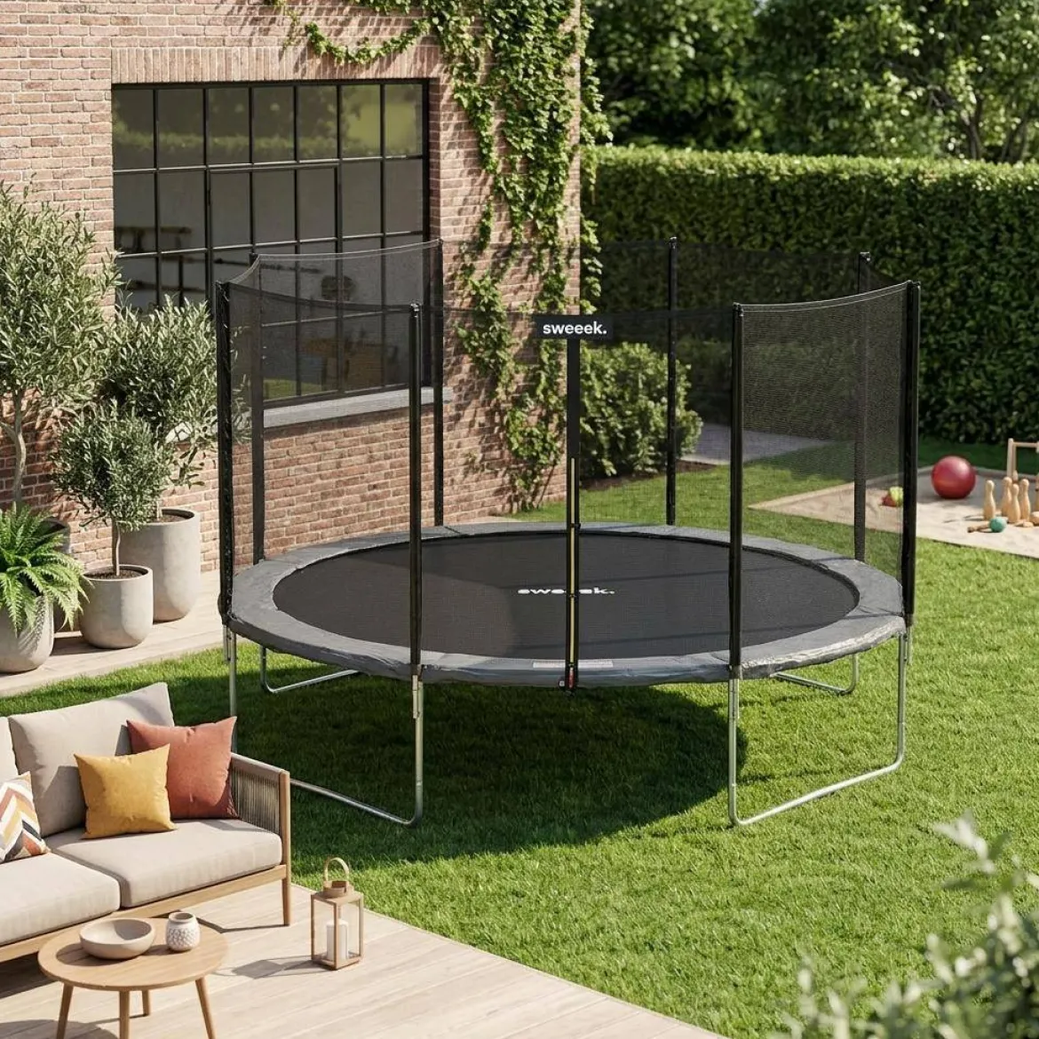 Trampolino 430cm rete di protezione