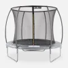 Trampolino con rete di protezione interna, 250cm