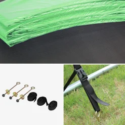 Trampolino 250cm con confezione di accessori