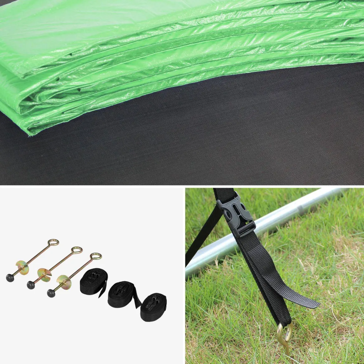 Trampolino 250cm con confezione di accessori
