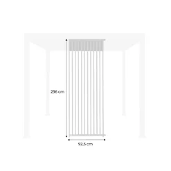 Triomphe persiana verticale in alluminio a lamelle 3m