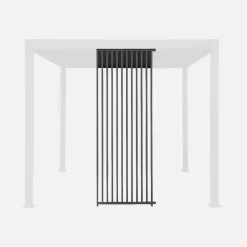 Triomphe persiana verticale in alluminio a lamelle 3m