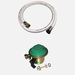 Tubo flessibile per gas butano Quick-On 20mm con regolatore, 1,5m